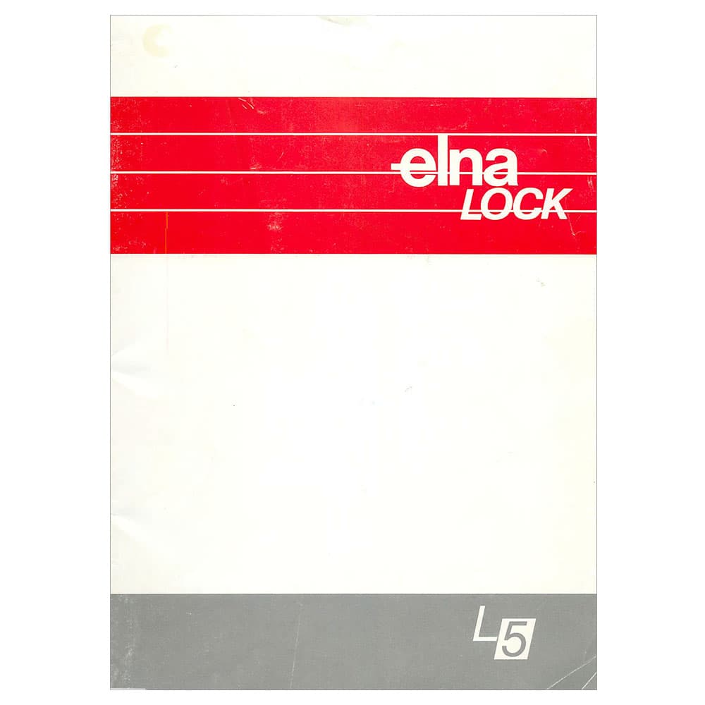 Elna L5 Serger Instruction Manual image # 119402