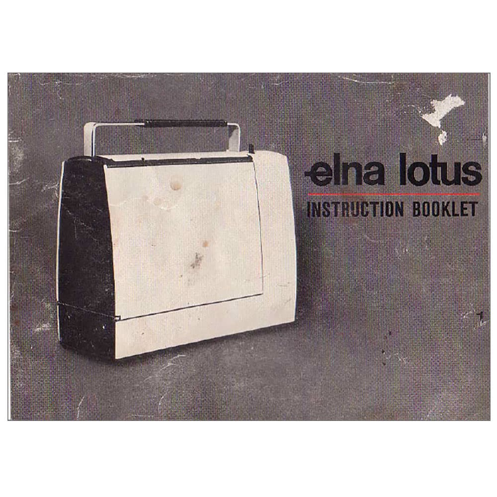 Elna 24 Lotus Series Instruction Manual image # 119447