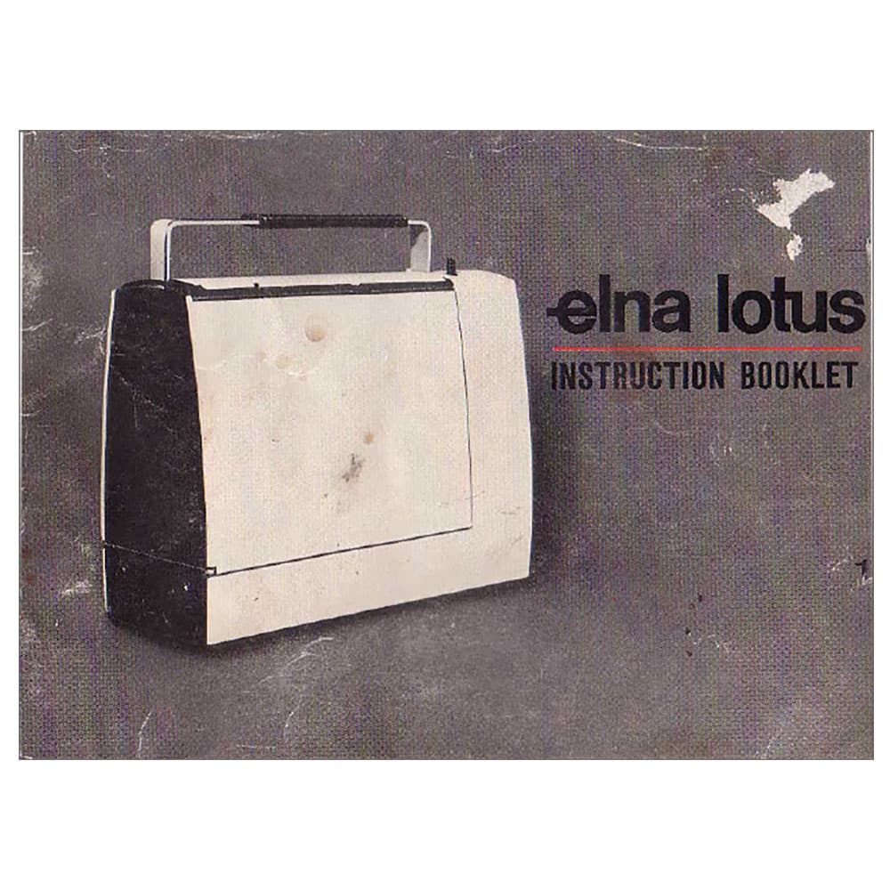 Elna 32 Lotus Series Instruction Manual image # 119456