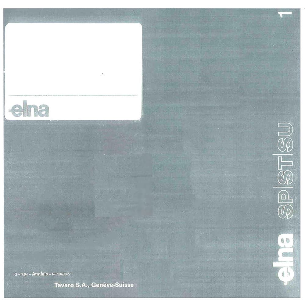 Elna Super 62 Instruction Manual image # 119418