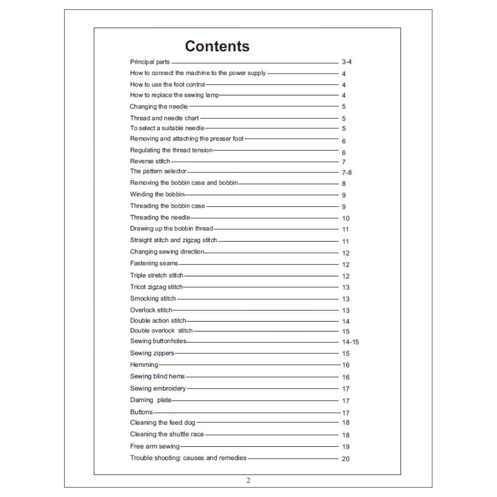 Euro Pro 377 Instruction Manual image # 119306