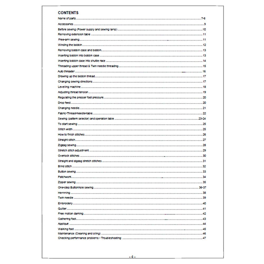 Euro Pro 384 Instruction Manual image # 119840