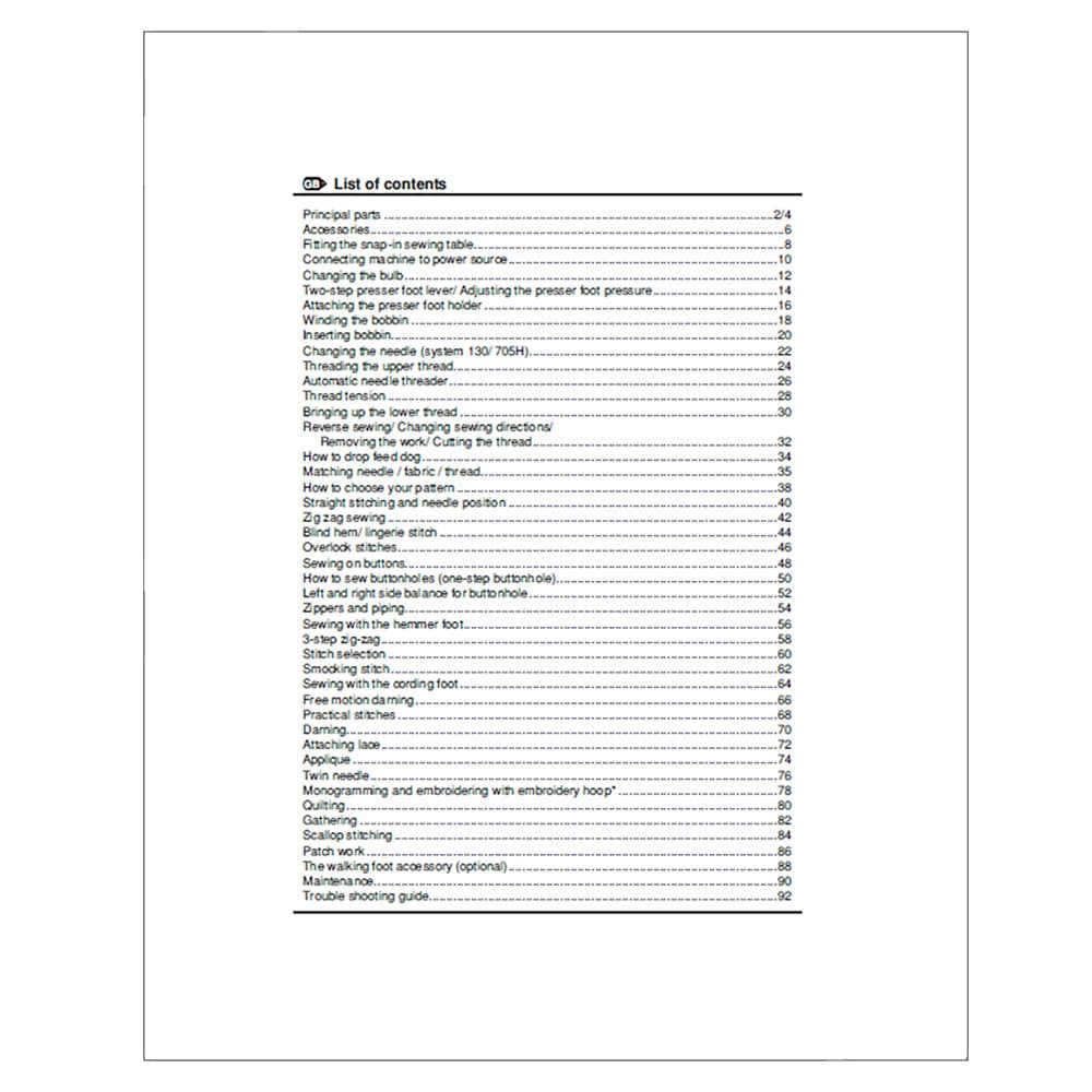 Euro Pro 7133 Instruction Manual image # 119817