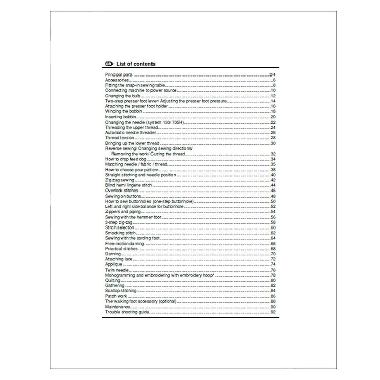 Euro Pro 7133 Instruction Manual image # 119817