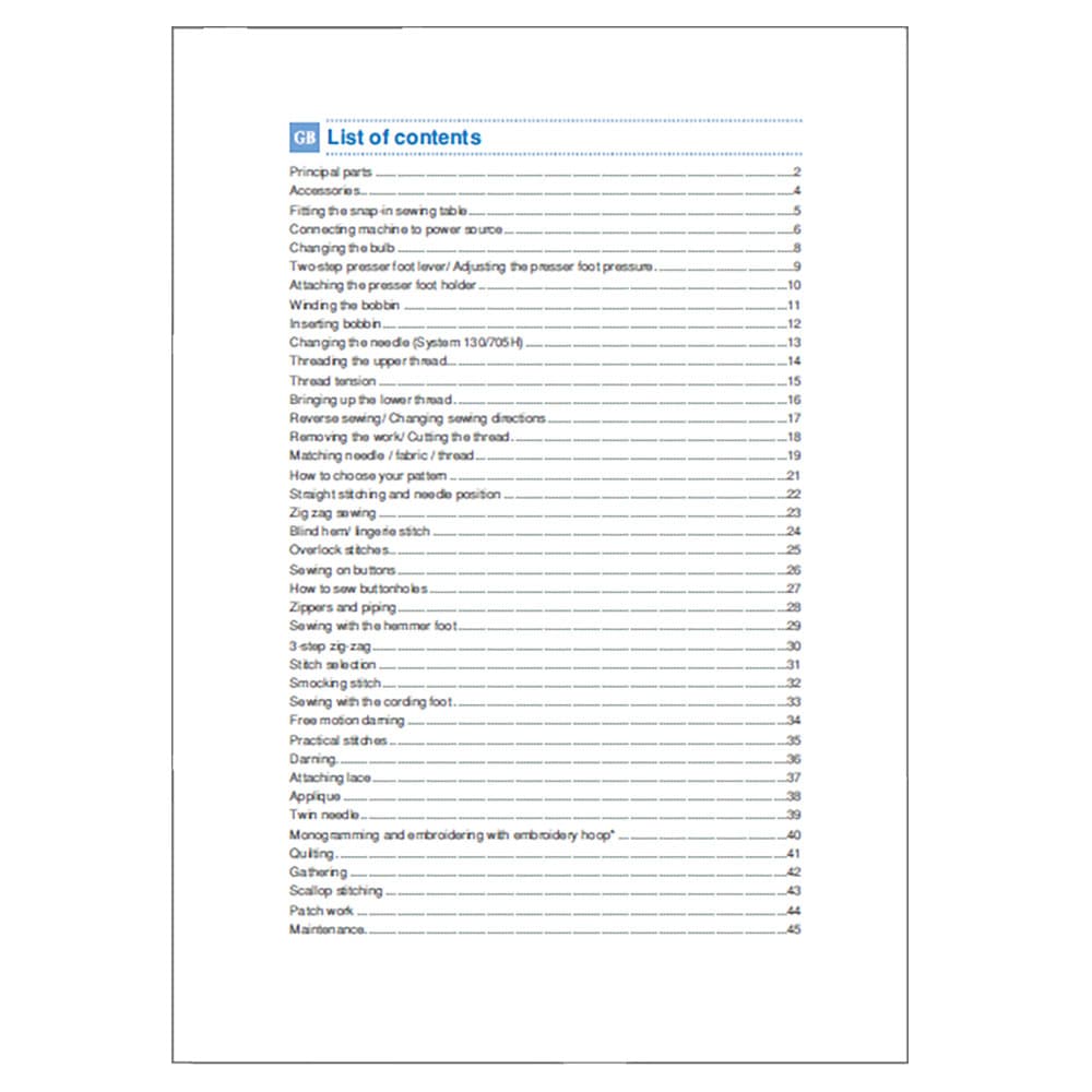 Euro Pro 7500 Instruction Manual image # 119818