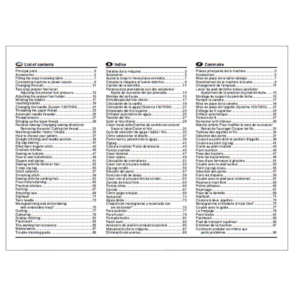 Euro Pro 9000 Instruction Manual image # 119861
