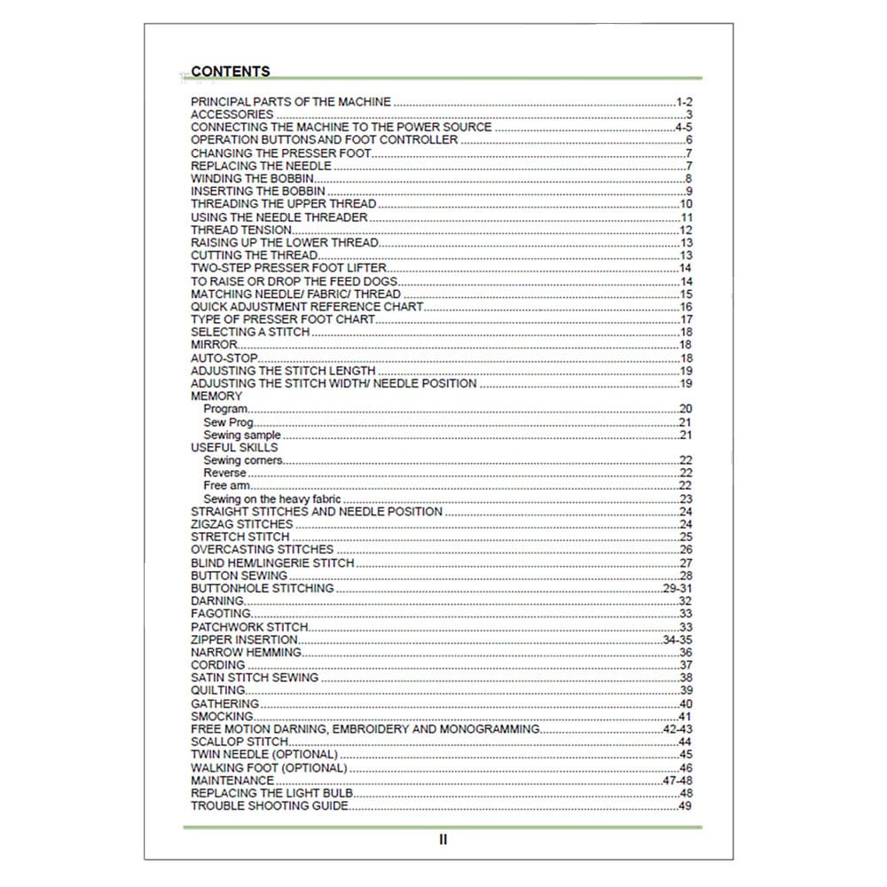 Euro Pro 9106 Instruction Manual image # 119824