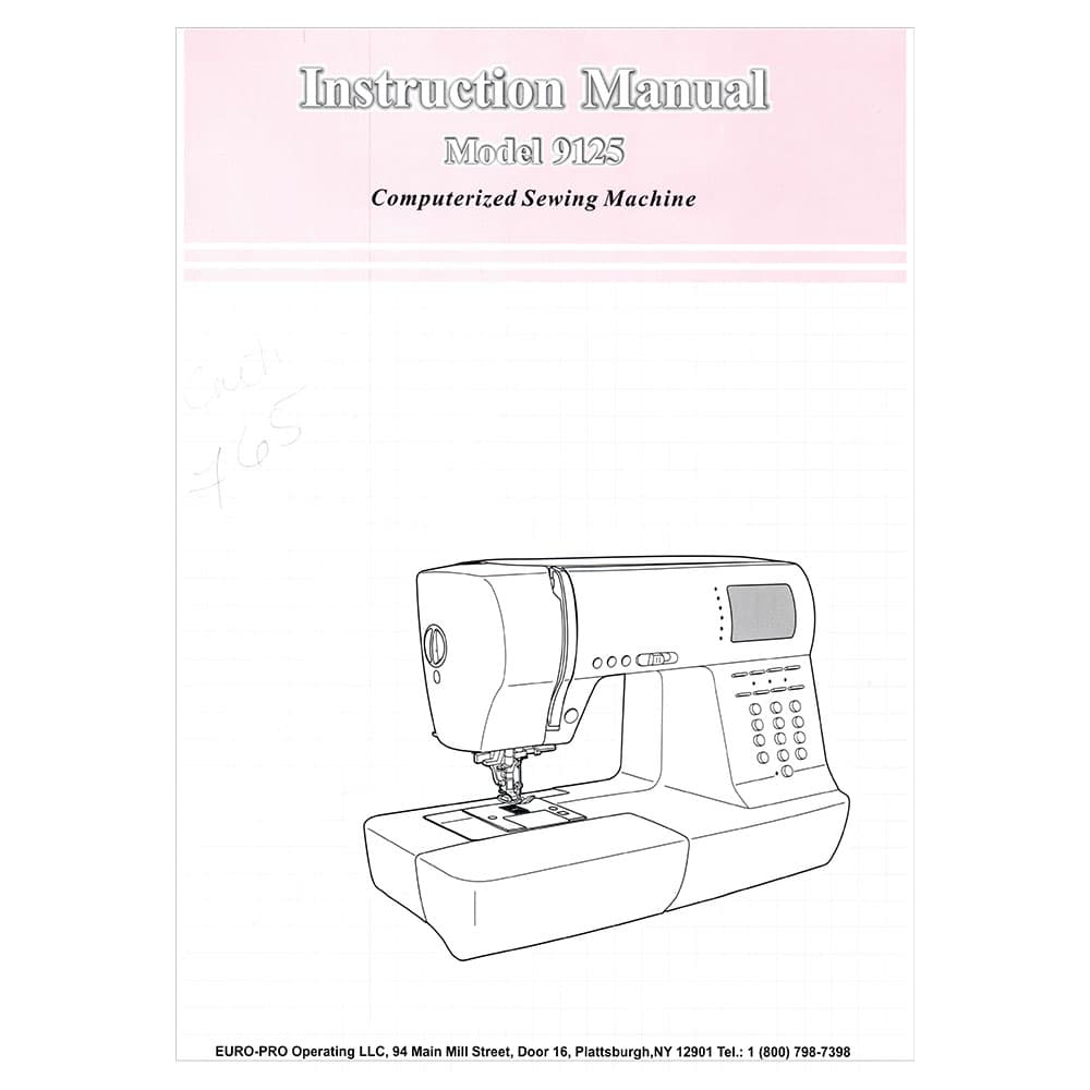 Euro Pro 9125 Instruction Manual image # 119828