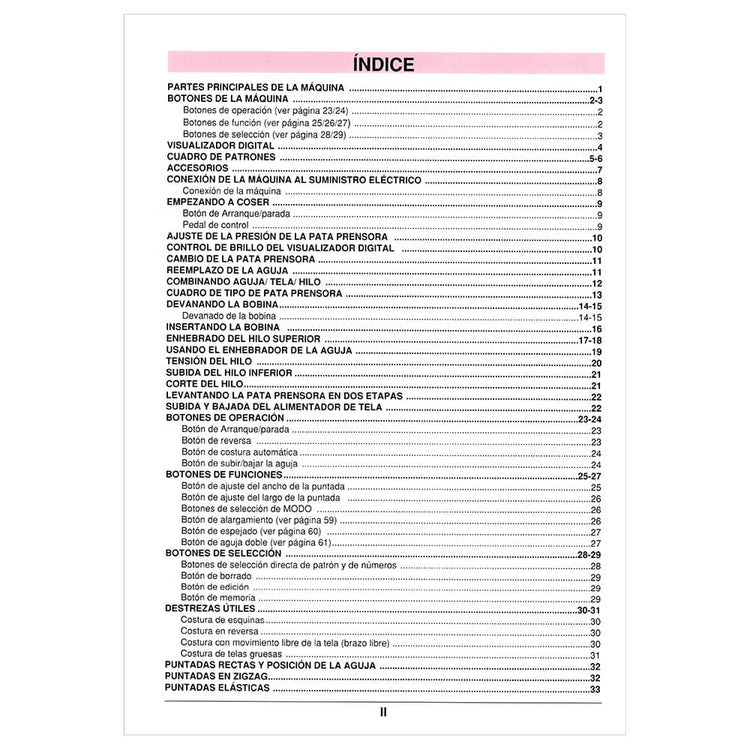 Euro Pro 9125 Spanish Version Instruction Manual image # 119834