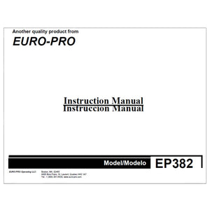Euro Pro EP382 Instruction Manual image # 119867