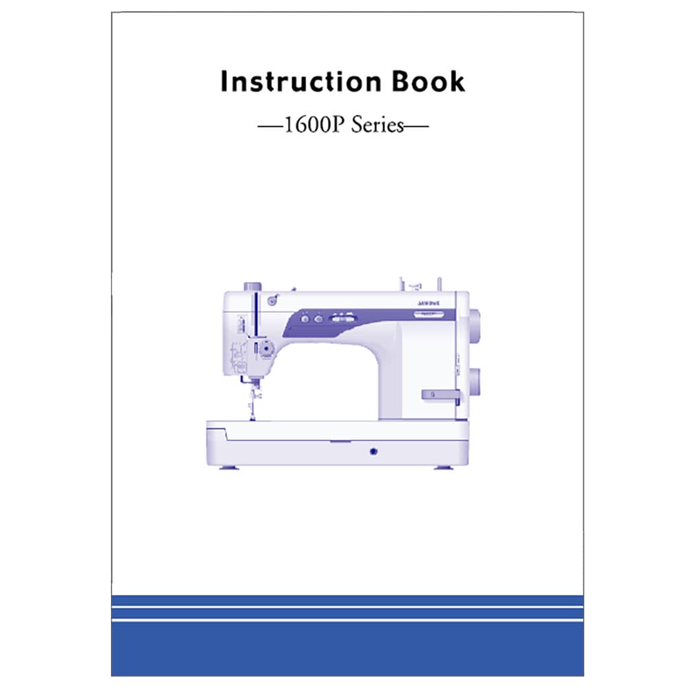 Janome (Newhome) 1600P Instruction Manual image # 120421