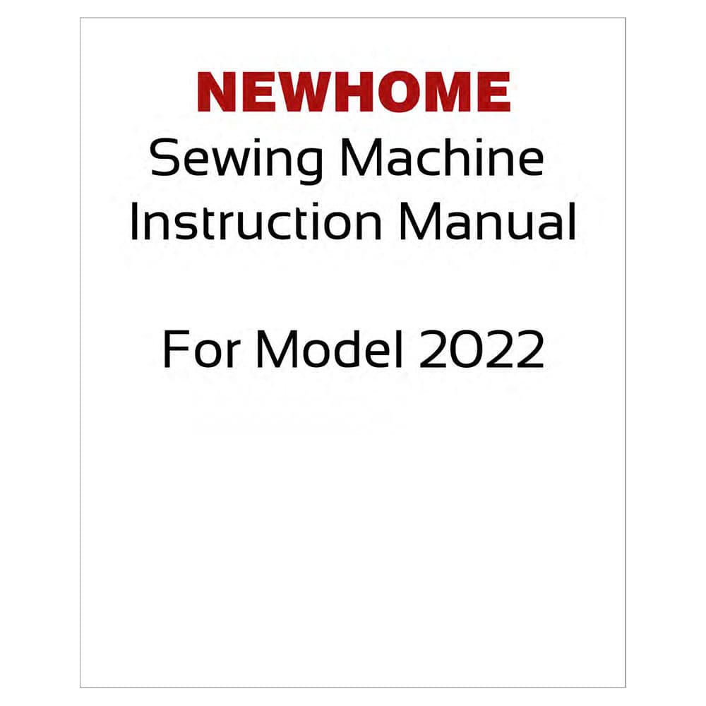 Janome (Newhome) 2022 Instruction Manual image # 120032