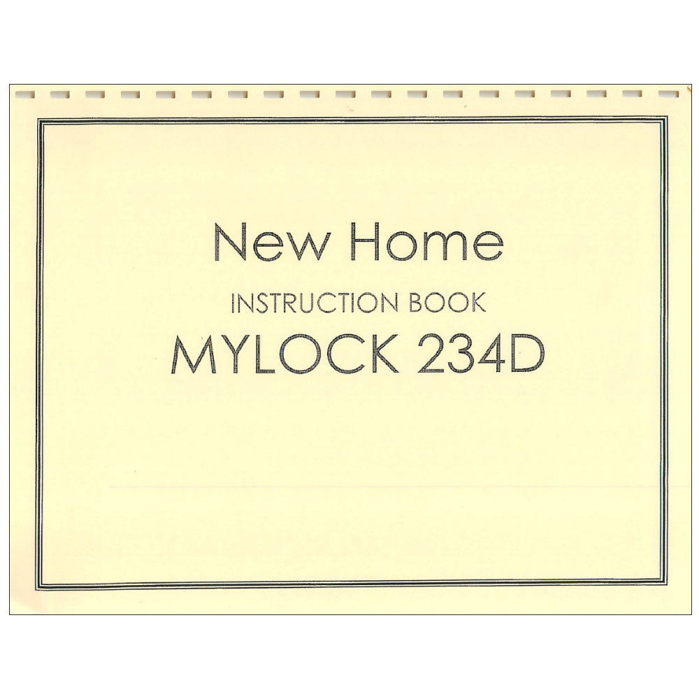 Janome 234D Instruction Manual image # 118968