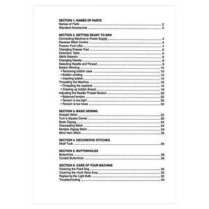 Janome 3125 Instruction Manual image # 119925