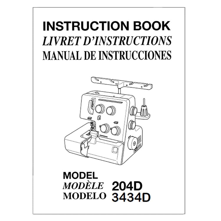 Janome 3434D Instruction Manual image # 120518