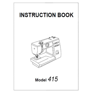 Janome 415 Instruction Manual image # 120522