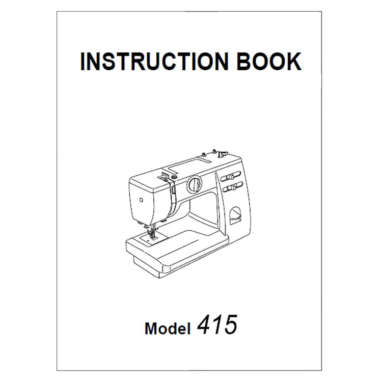 Janome 415 Instruction Manual image # 120522