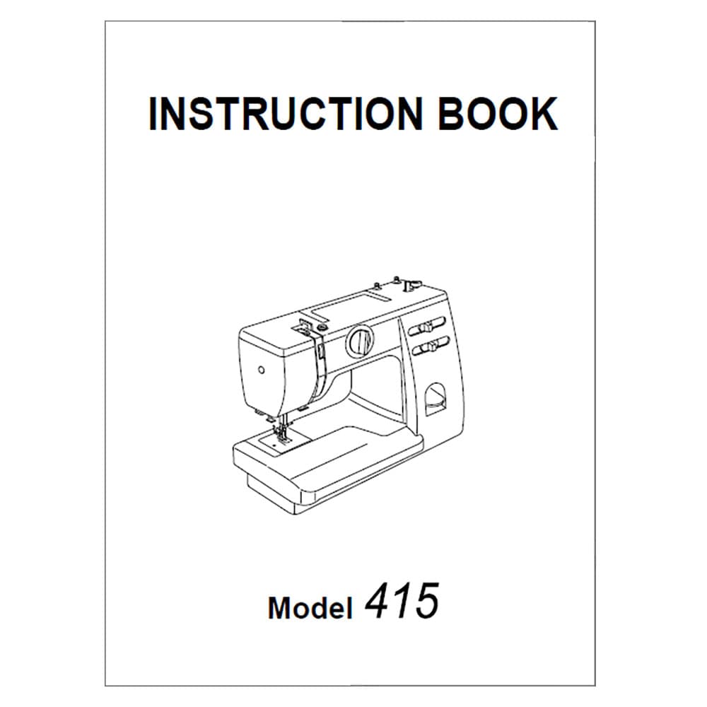 Janome 419S Instruction Manual image # 120523