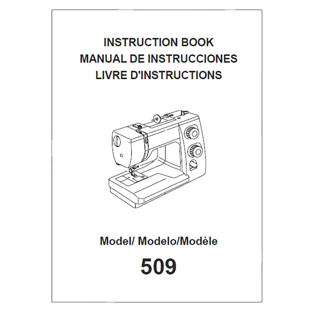 Janome 509 Instruction Manual image # 120143