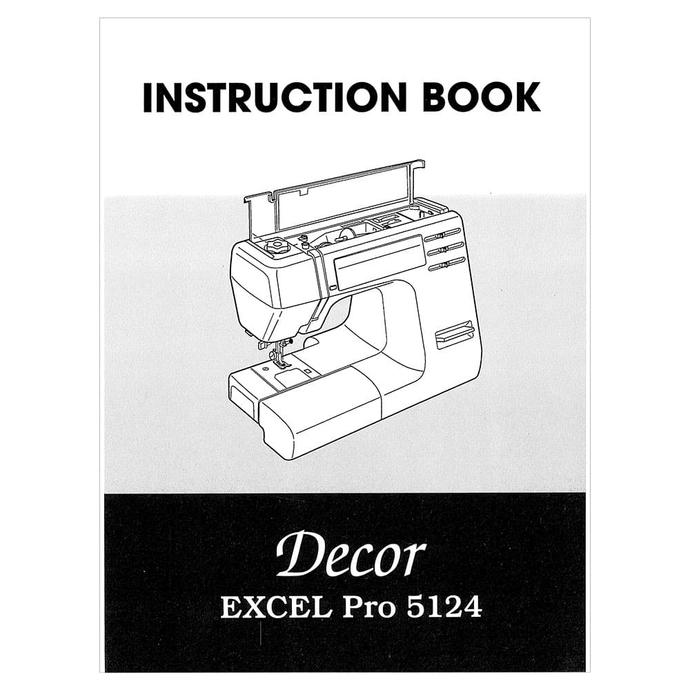 Janome Decor Excel Pro 5124 Instruction Manual image # 120527
