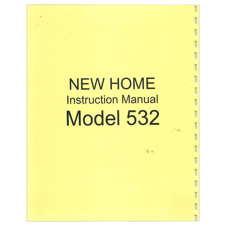 Janome (Newhome) 532 Instruction Manual image # 120450