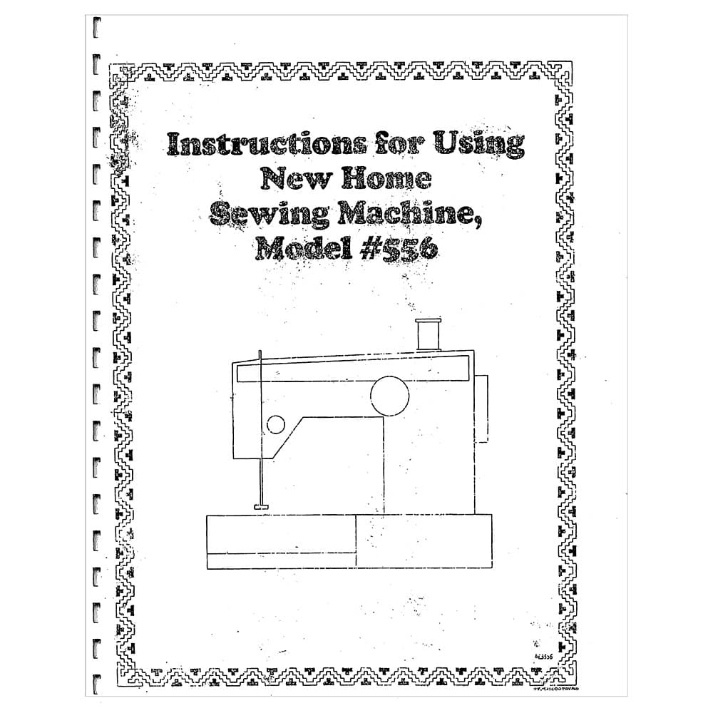 Janome (Newhome) 556 Instruction Manual image # 120465