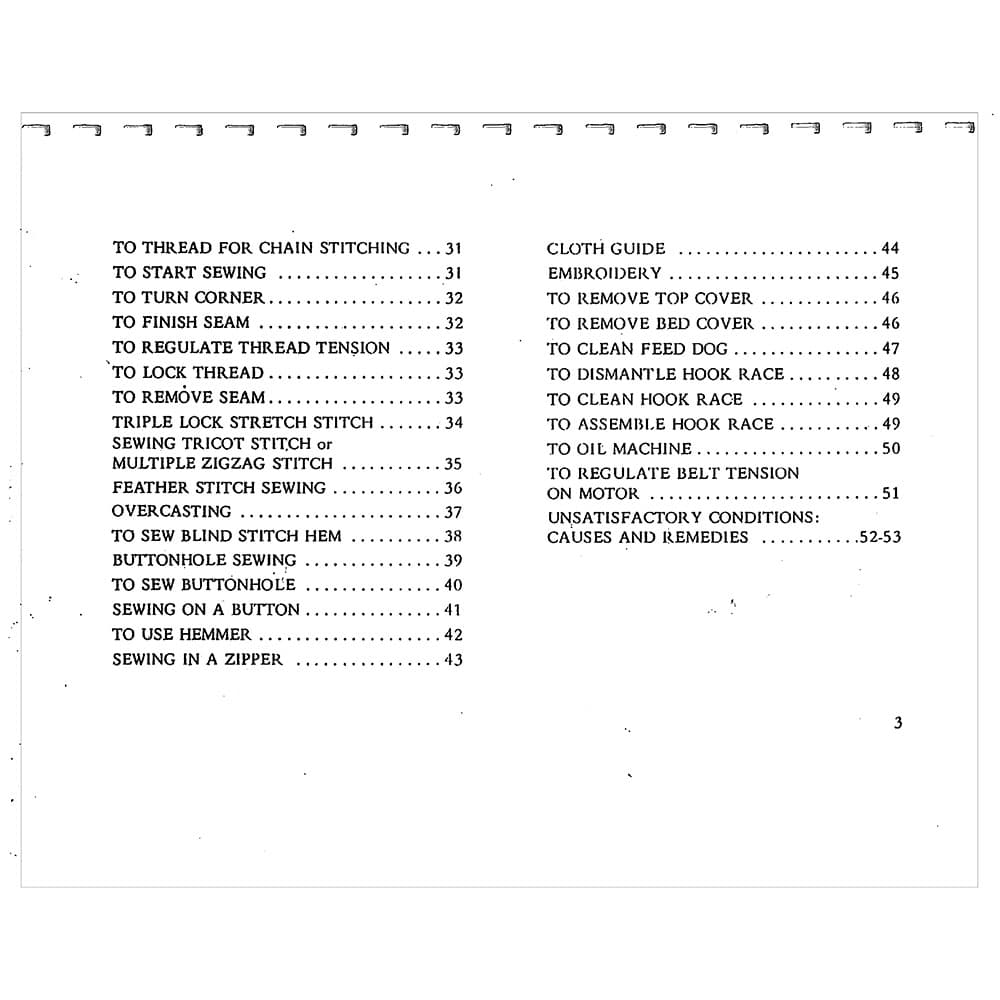 Janome (Newhome) 620 Instruction Manual image # 120474