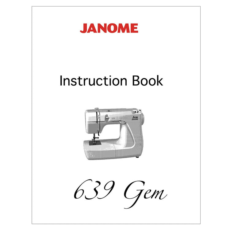 Janome 639 (Jem) Instruction Manual image # 120197