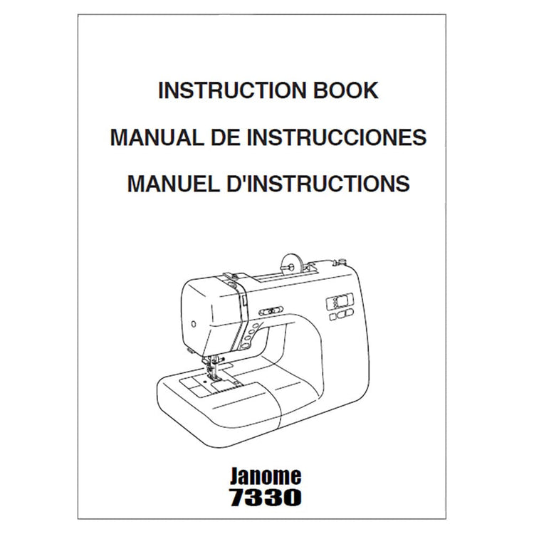 Janome 7330 Instruction Manual image # 120533