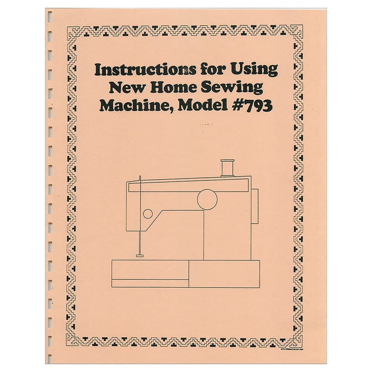 Janome 793 Instruction Manual image # 120482