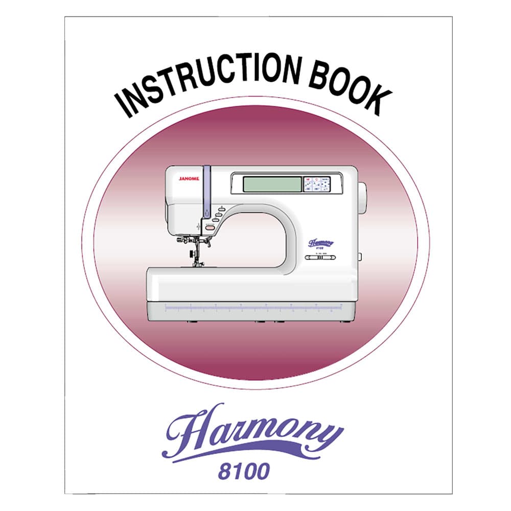 Janome 8100 Instruction Manual image # 120212