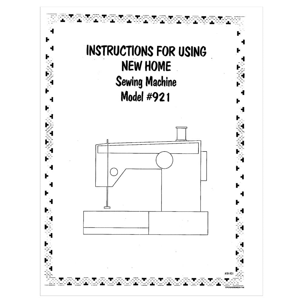 Janome (Newhome) 921 Instruction Manual image # 120495