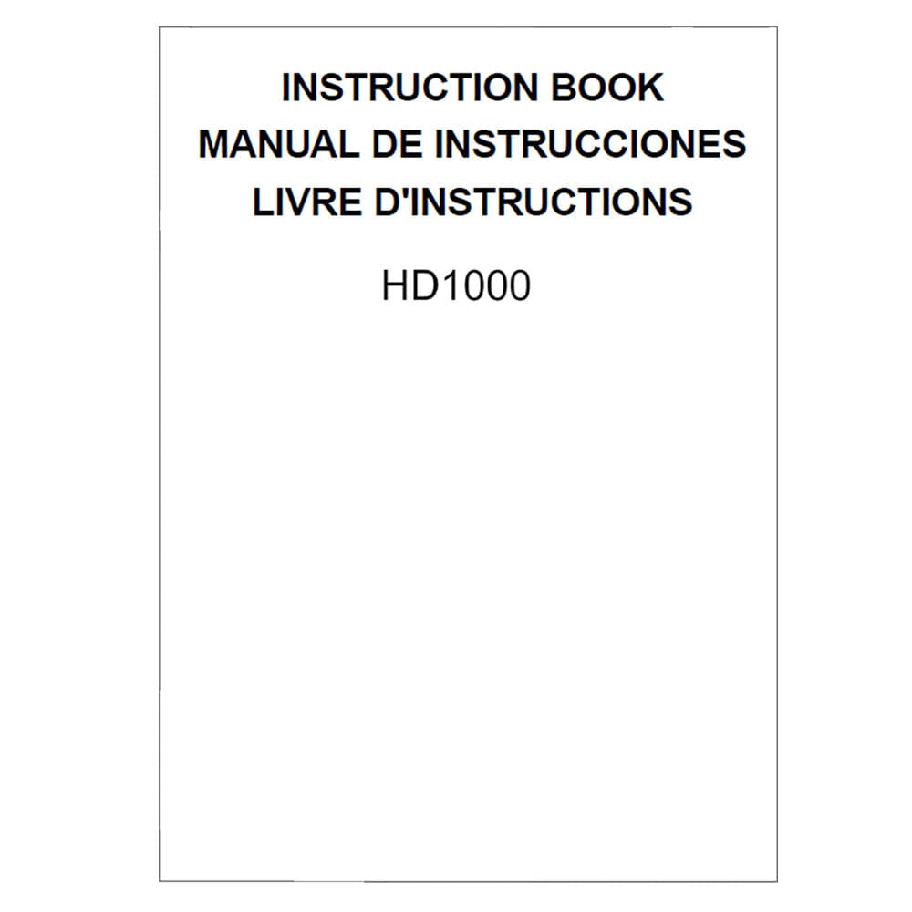 Janome HD1000 Instruction Manual image # 119926
