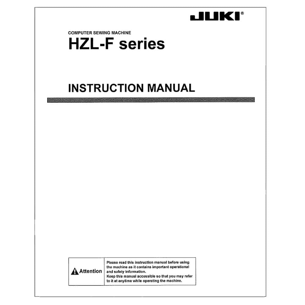 Juki HZL-F300 Instruction Manual image # 120648