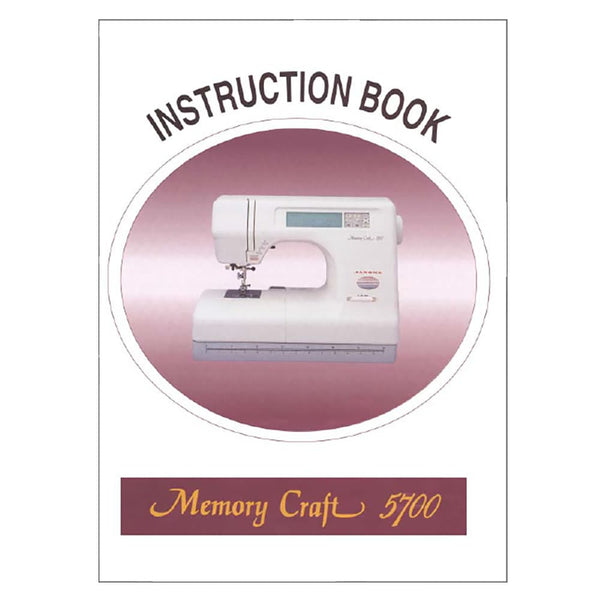 Janome MC5700 Instruction Manual