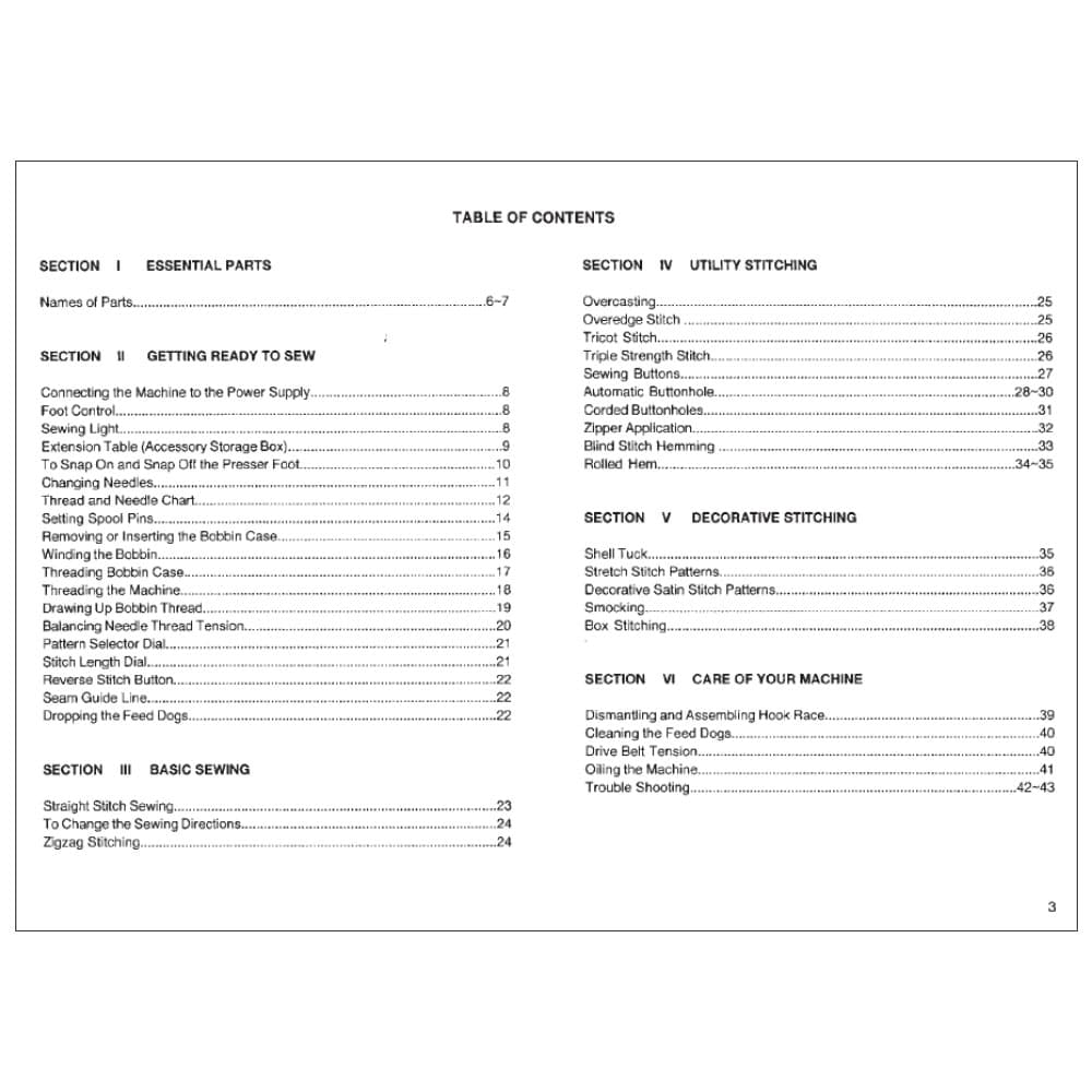Janome JD1818 Instruction Manual image # 119049