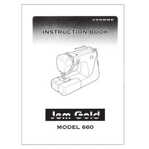 Instruction Manual, Janome Jem Gold 660 image # 120251