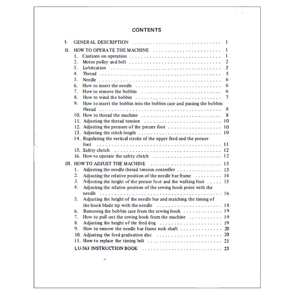 Juki LU-562 Instruction Manual image # 120609