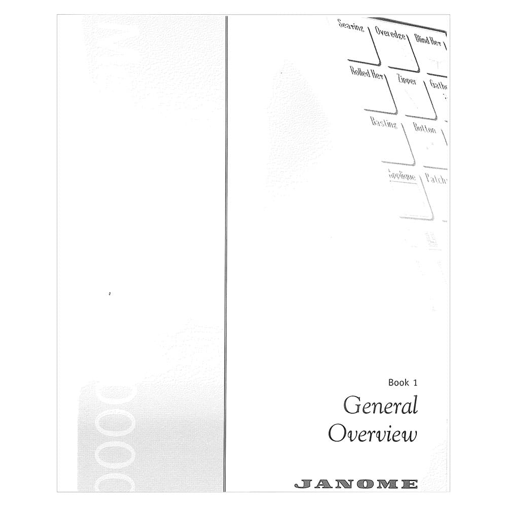 Janome MC10000 Instruction Manual image # 120550