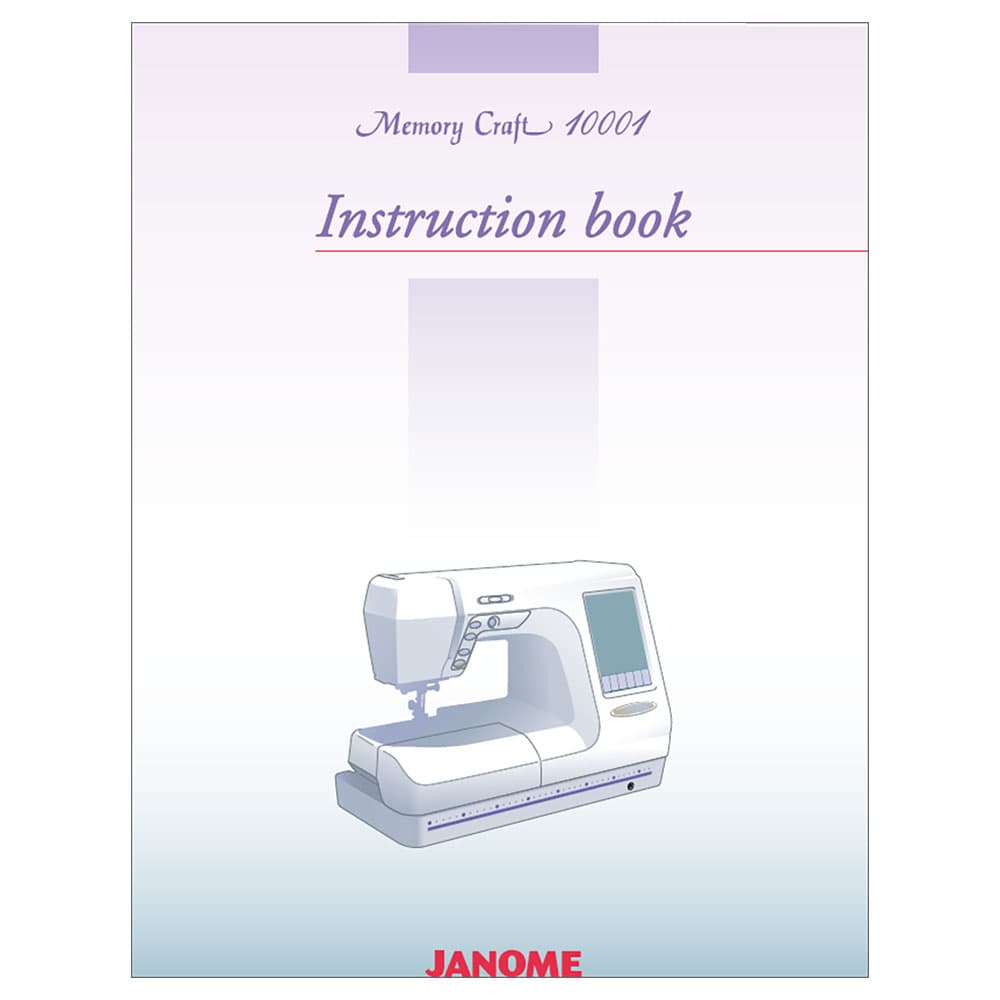 Janome MC10001 Instruction Manual image # 120554
