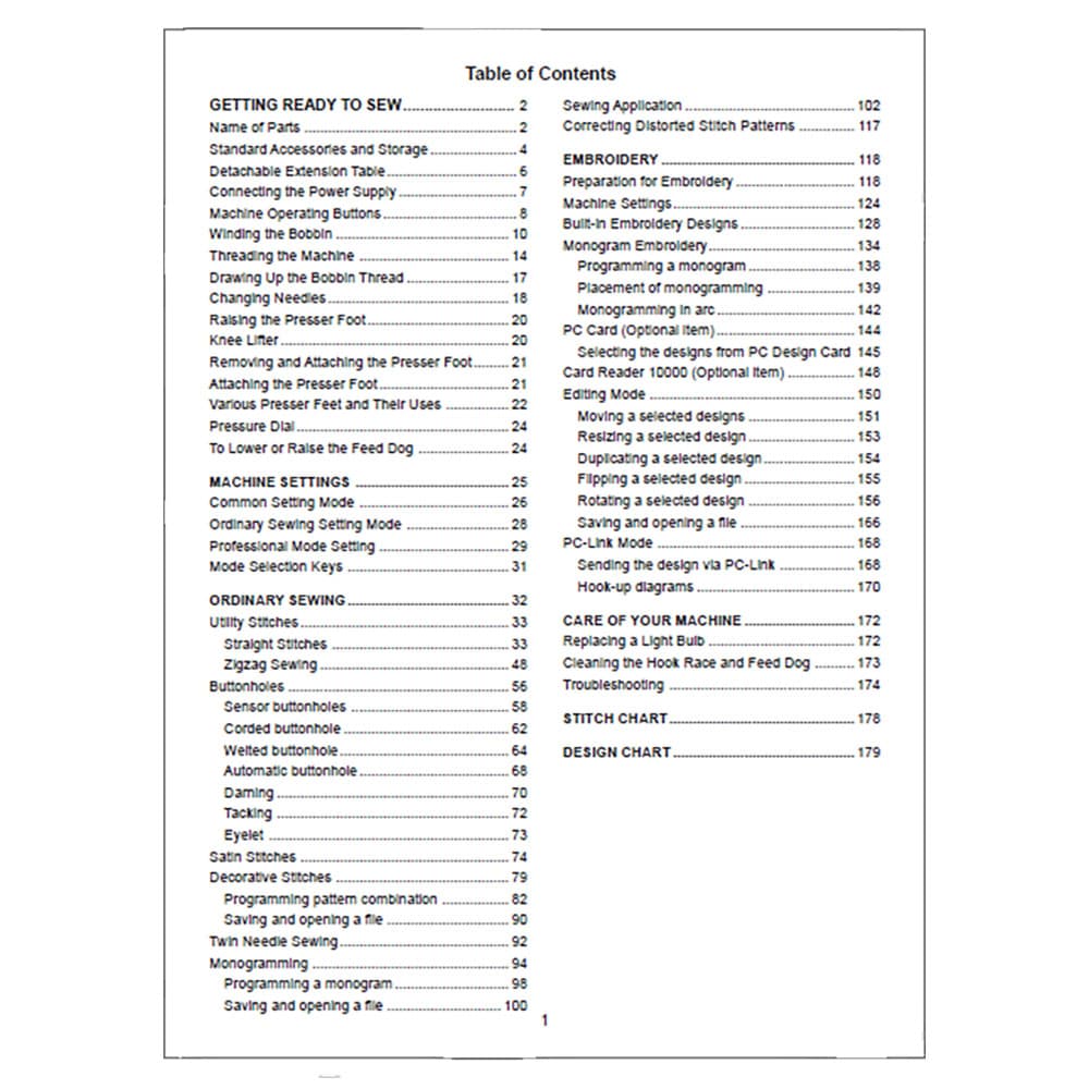 Janome MC10001 Instruction Manual image # 120553