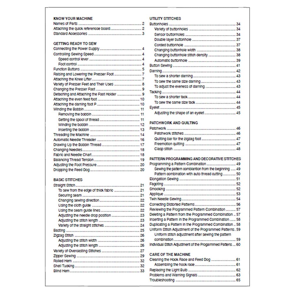 Janome MC6300P Instruction Manual image # 120287