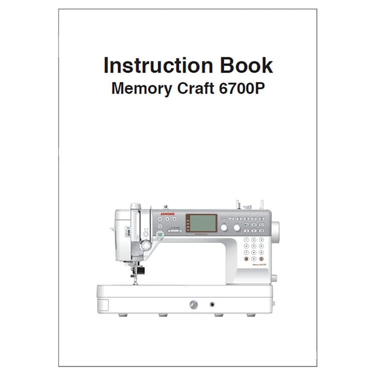 Janome MC6700P Instruction Manual image # 120313