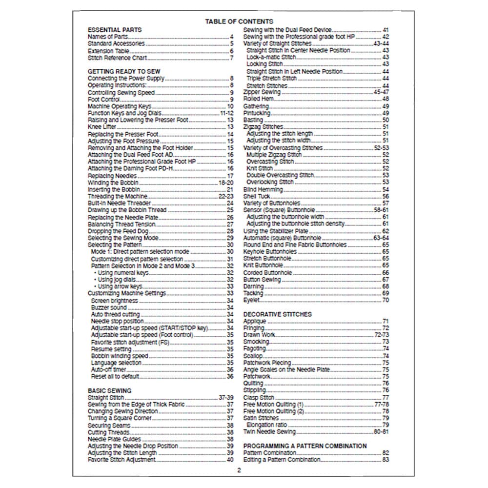 Janome MC6700P Instruction Manual image # 120312