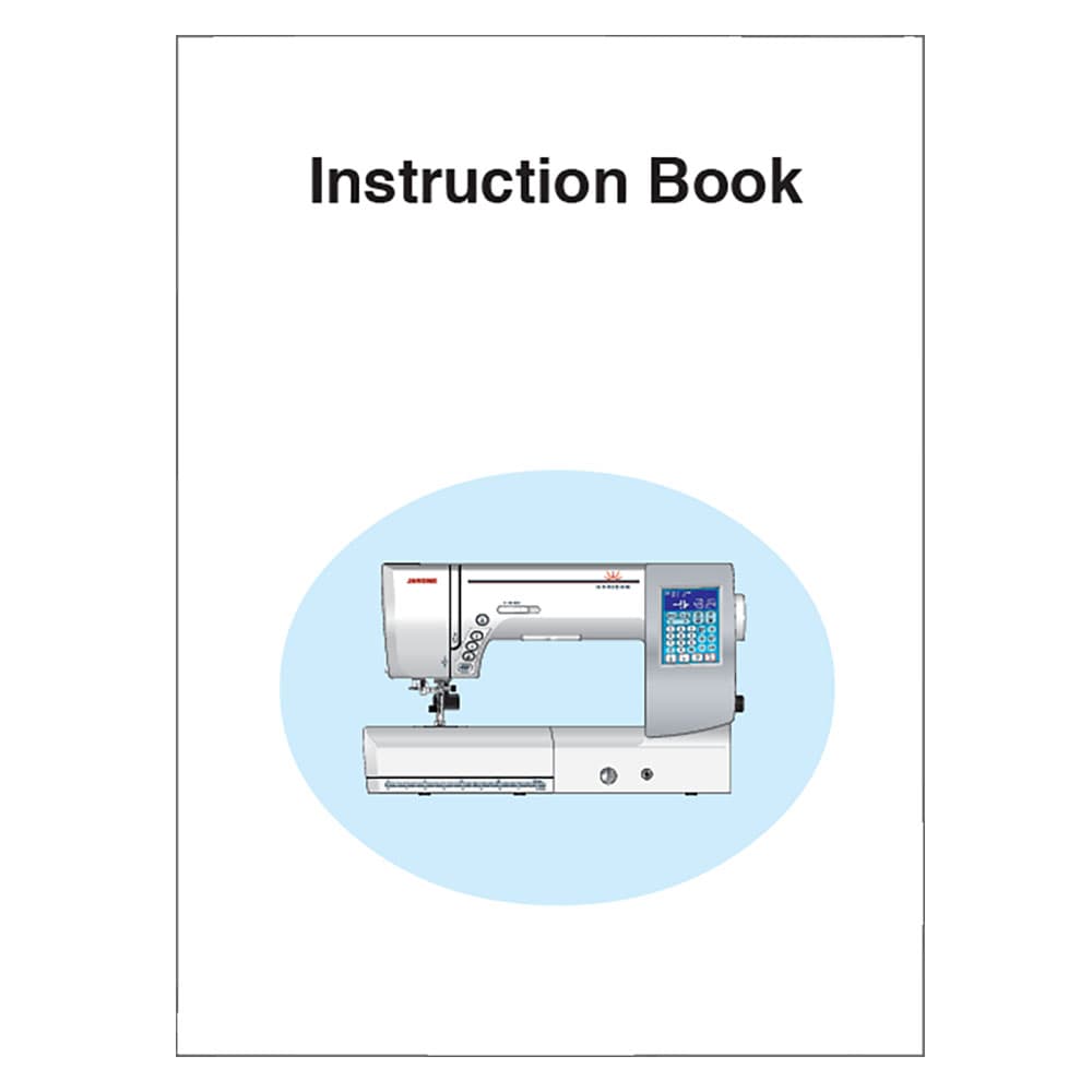 Janome MC8200QCPSE Instruction Manual image # 120578