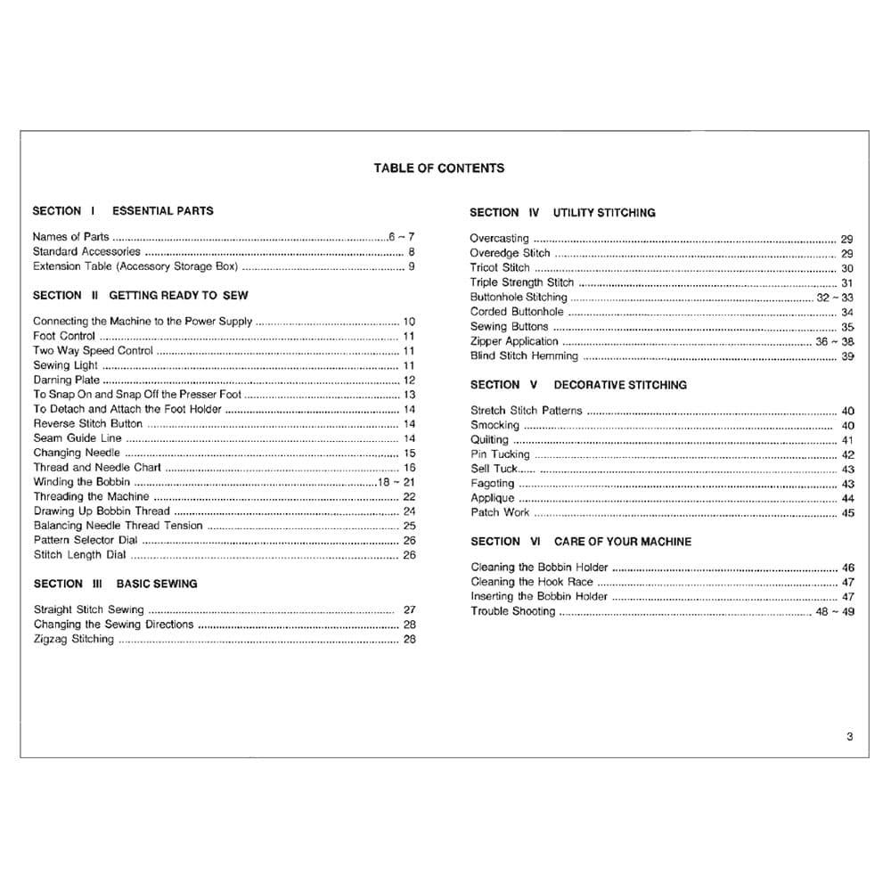 Janome ME4014 Instruction Manual image # 120324