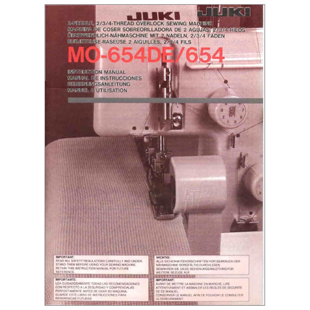 Juki MO-654DE Instruction Manual image # 120595