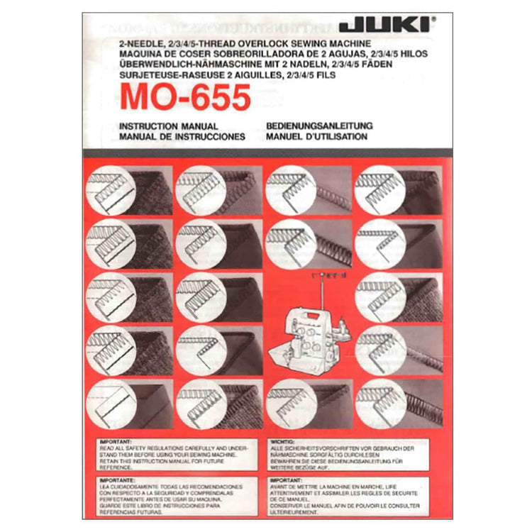 Juki MO-655 Instruction Manual image # 120669