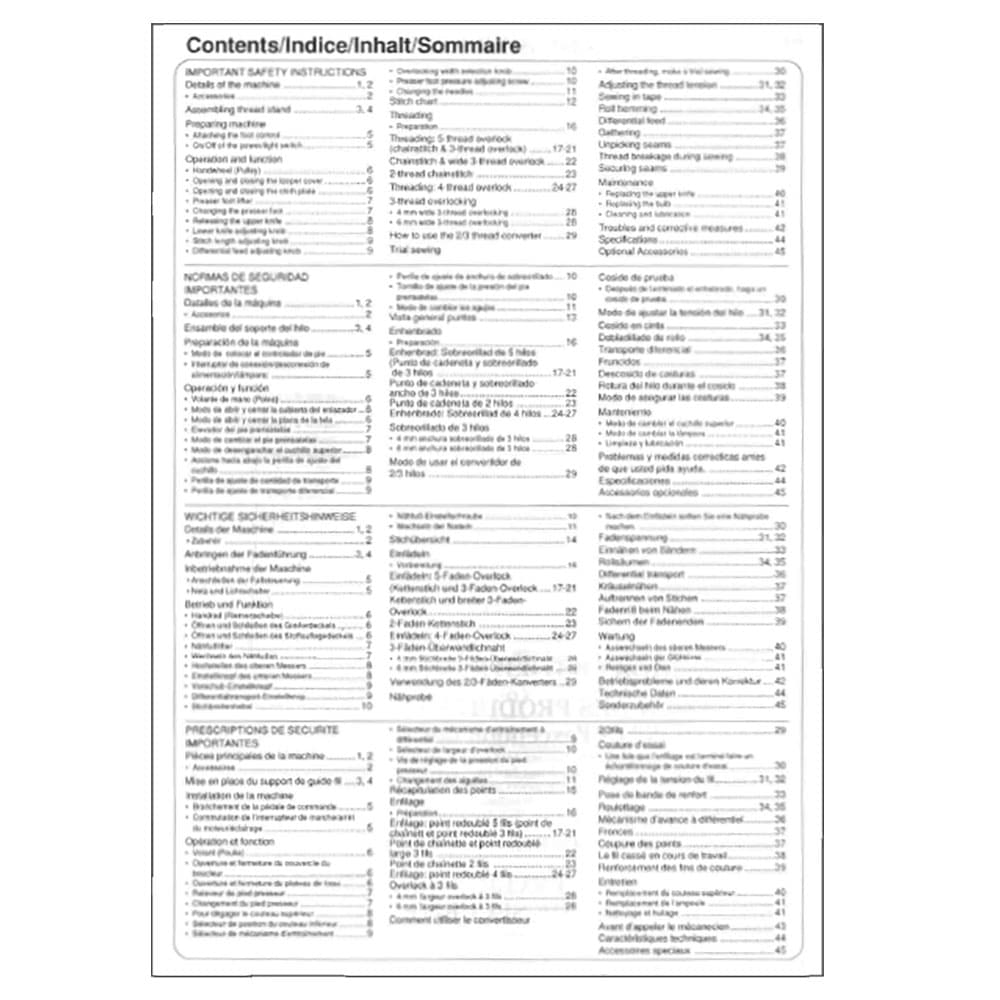 Juki MO-655 Instruction Manual image # 120668