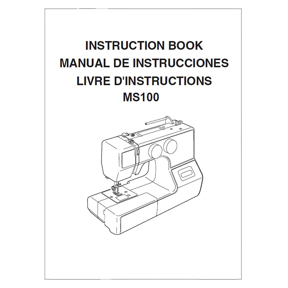 Janome MyStyle 100 (MS100) Instruction Manual image # 120353